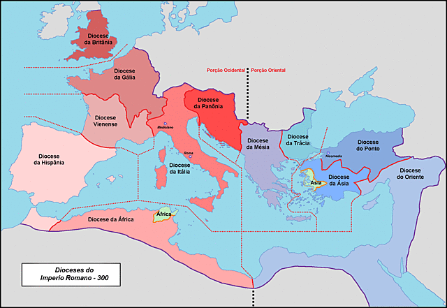 DIVISIÓ DE L'IMPERI ROMÀ