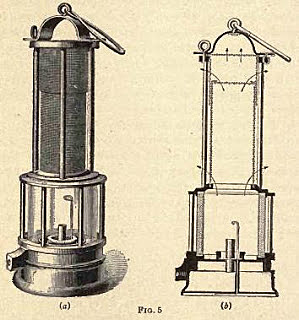 Lámpara de seguridad para mineros