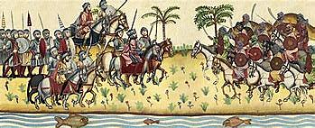 Derrota ante los francos en Poitiers