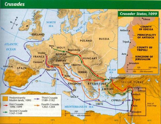 Crusades Map