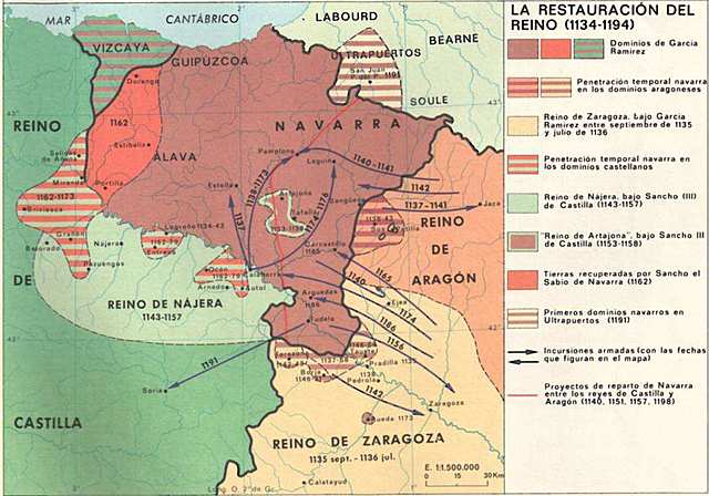 El reino de Pamplona pasa a denominarse reino de Navarra
