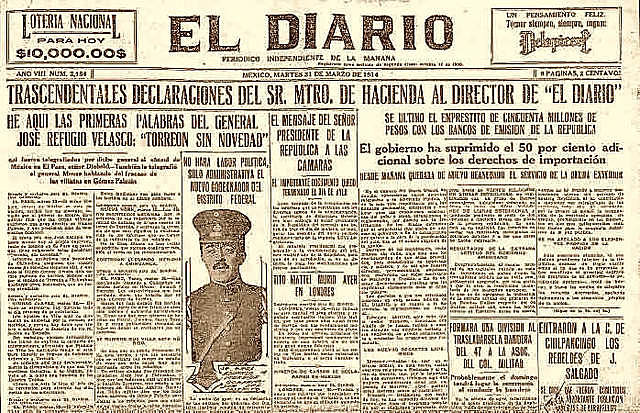 Literatura por primera vez en los diarios