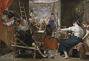 Las hilanderas (Diego Velázquez - 1658)