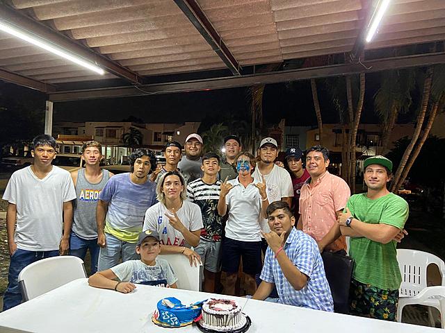 I went to a friend's birthday