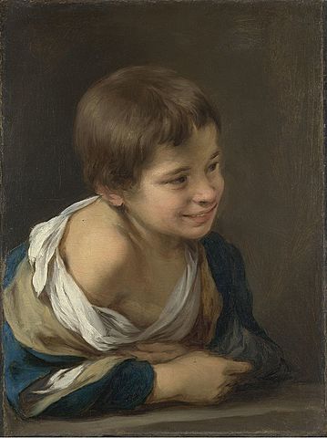 Niño riendo asomado a la ventana (Murillo - 1675)