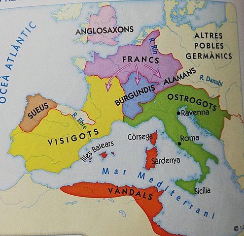 Entrada dels visigots a la peninsula