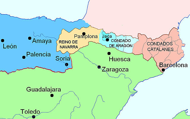 Carlomagno establece la Marca Hispánica