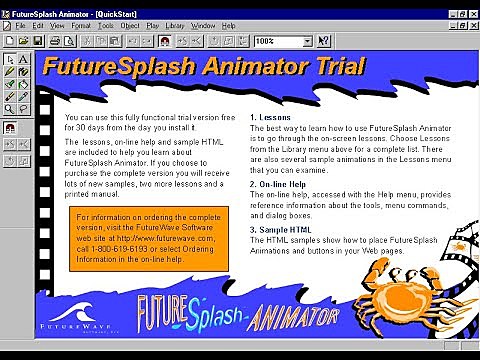 Creació de Futuresplash Animator