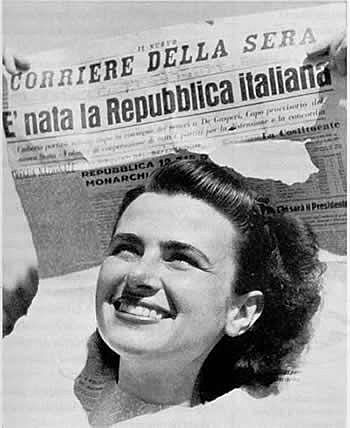 NASCITA DELLA REPUBBLICA ITALIANA