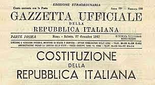 COSTITUZIONE DELLA REPUBBLICA ITALIANA