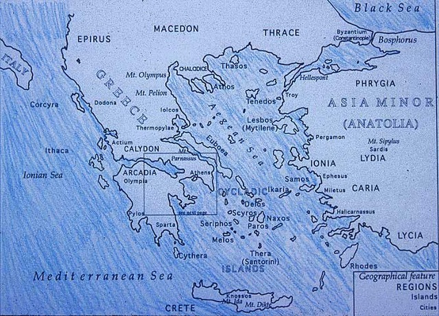 Ionian and Achaean Greeks arrive