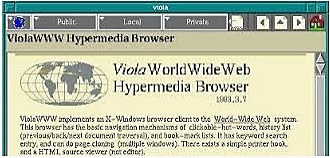 El Navegador grafico ViolaWWW