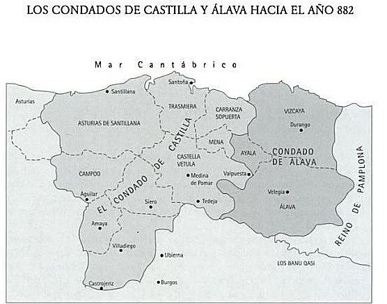 Creación del Condado de Castilla
