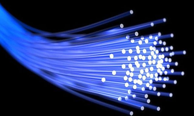 Comenza o emprego de fibra optica