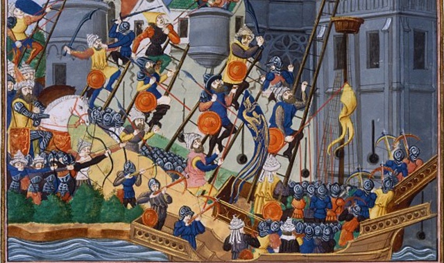 Caída de Constantinopla a mano de los turcos