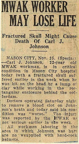 Grand Coulee dam. Accidents. General. 1935-11-25