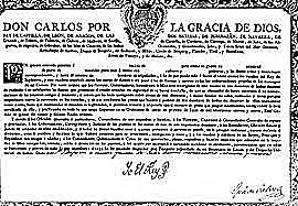 "Informe Central del Visitador"  de José de Gálvez