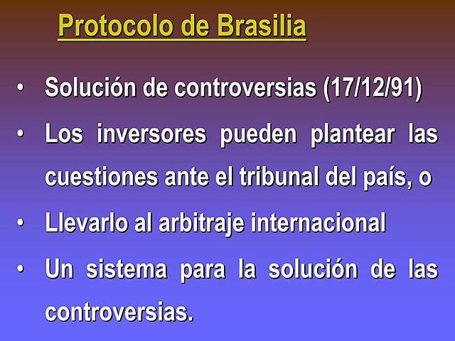 Protocolo de Brasilia.