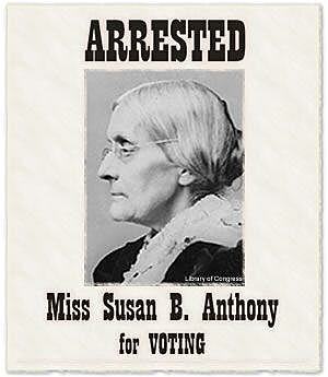 Susan B Anthony Arrested