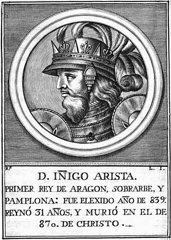 Iñigo Arista proclamado Rey de Pamplona