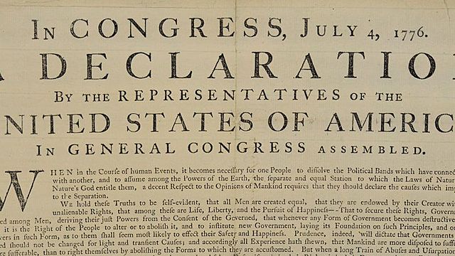 Declaration of Independence Adopted