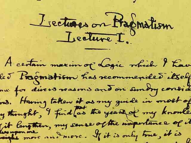 Proyecto de Pierce (teoría pragmática)