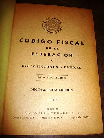 CODIGO FISCAL DE 1967