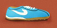1974. Nike distribuye zapatos a corredores