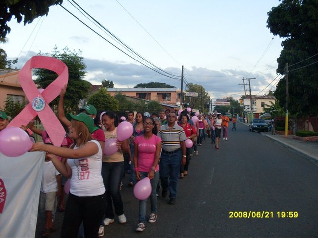 El CTC San Víctor realiza marcha en contra de los abuso contra la mujer.