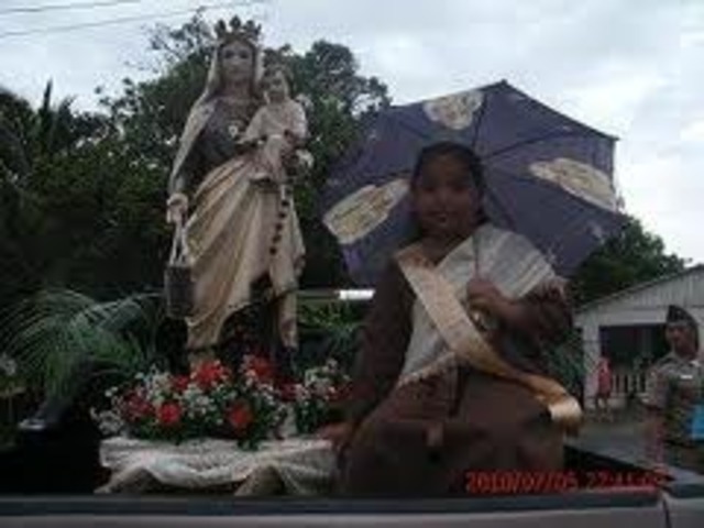 16 de julio 1963Se vienen celebrando las patronales del municipiode Villa Los Almacigos.