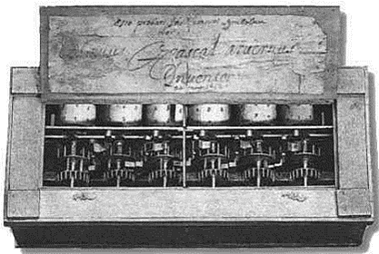 Primera máquina calculadora (Pascalina)