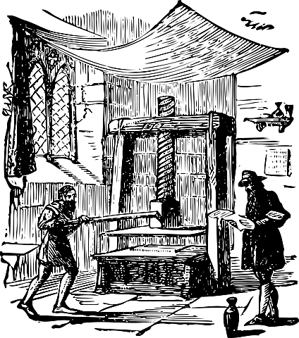GUTENBERG PRINTING PRESS