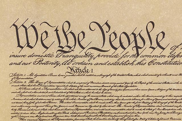The Constitution is written