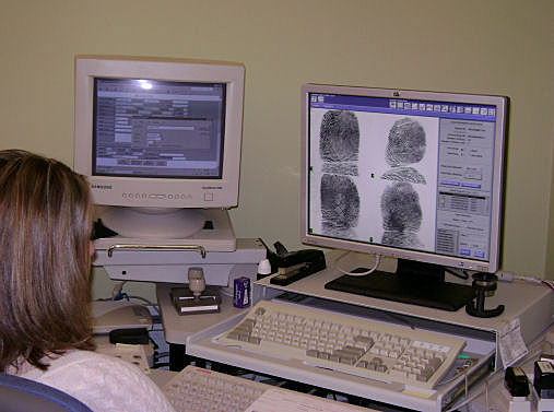 Fingerprinting began to be computerized