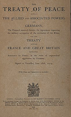 Canada And the Treaty of Versailles (+1)