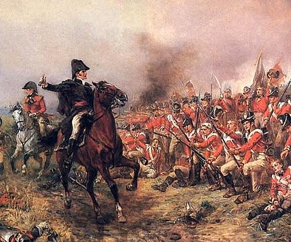 La batalla de Waterloo