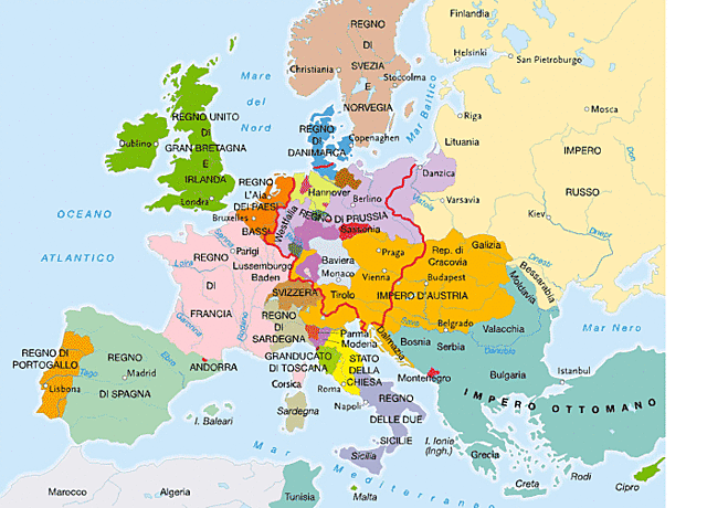 Moti del'48 in Europa