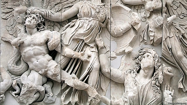 Great Altar of Zeus and Athena at Pergamon.