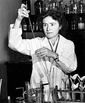 Gerty Cori, Carl Cori, y Bernardo Houssay