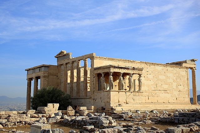 Construcció de l'Erectèon.