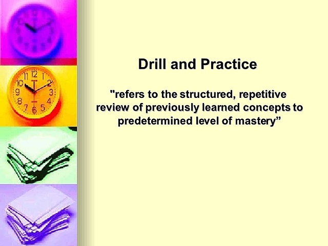 Drill and Practice Programs