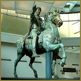Escultura eqüestre de Marc Aureli.