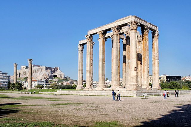 Temple of Zeus      Photo Credit:https://www.greeka.com/attica/athens/sightseeing/athens-olympian-zeus/