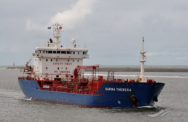 El hundimiento el barco Karina