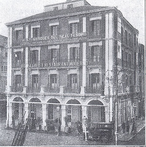 Enseñanza en los hoteles de los inmigrantes