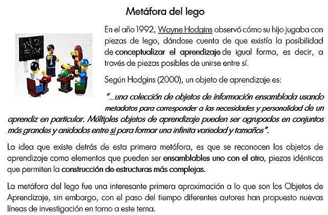 Metáfora del Lego