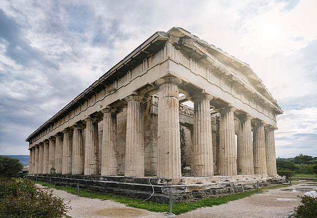 Temple of Hephaestus          Photo Credit:https://www.greekboston.com/travel/temple-hephaestus-athens/