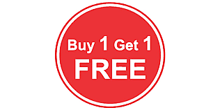 Coupon- Buy 1 Get 1 Free