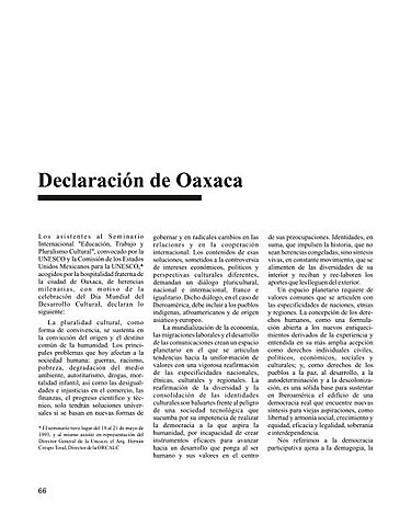 Declaración de Oaxaca