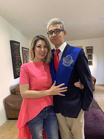 Me gradué de la preparatoria